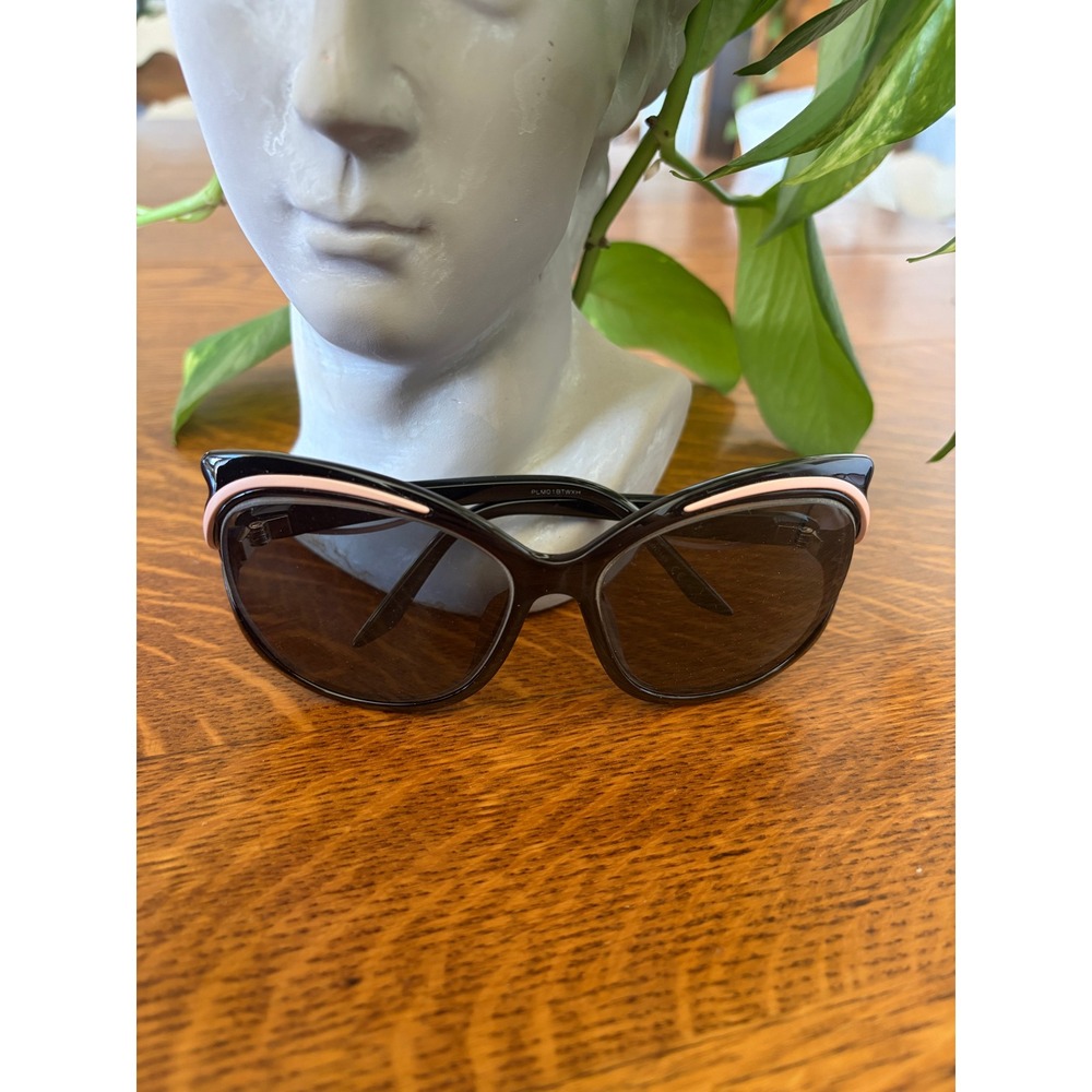 Christian Dior Audacieuse 2 Butterfly Cat Eye Sunglasses Black Pink